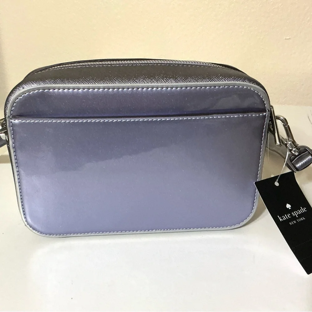 kate spade Oh Snap Mini Camera Bag Crossbody Lavender